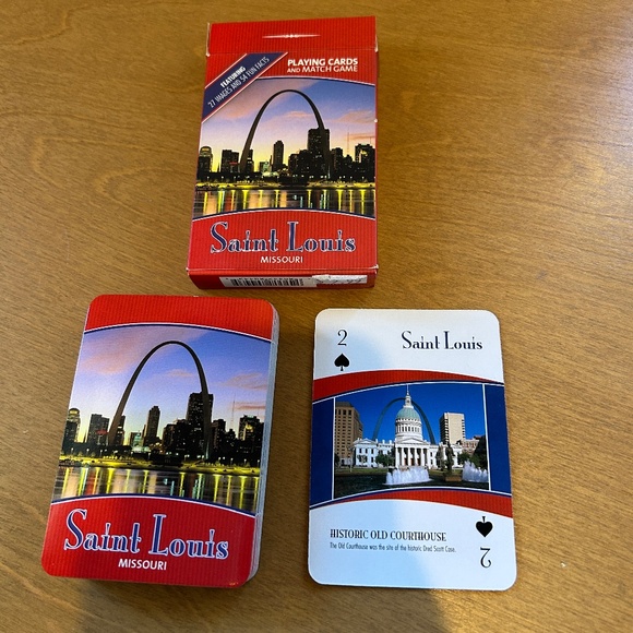 Saint Louis Missouri Playing Cards & Matching Game - Picture 1 of 5